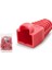 100 Adet ( Kırmızı ) RJ45 Cat6 CAT6E Cat5 CAT5E 8P8C Utp Ethernet Ağ Kablosu Jakı Koruma Cover Kılıfı Kablo Konnektörü 1
