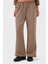 Via Dante Regular Fit Lastikli Bel Geniş Paça Düğme Detaylı Pantolon Bayan Pantolon 6888573 4