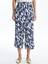 Yeni Sezon Beli Lastikli Desenli Kadın Kapri 2