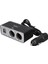 12-24V Çi̇ft USB Gi̇ri̇şli̇ 100W 70CM Kablolu 3'lü Araç Çakmak Çoklayici 1