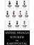 Ikigami 1-2-3-4-5-6-7-8-9-10 Manga Seti (10 Kitap) / Anime-Manga Sticker ve Kartpostal Hediye 1