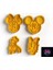 4'lü Mickey Mouse Kurabiye Kalıbı ve Şeker Hamuru Şekillendirici 5