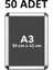50 Adet A3 Eko Seri Çerçeve Rondo Köşe Aç Kapa Açılır Kapa 1