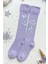 Kız Bebek Fiyonk Detaylı Diz Altı Çorap / Lila AR-0090.2 3