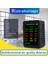 9 Portable Hava Kalitesi Sayaç Pm2.5 PM10 Co2 Tvoc Hcho Aqı Sıcaklık Nem Test Cihazı Renk Ekran, Beyaz (Yurt Dışından) 3