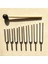 8 Paket 256-512Hz Çelik Toing Fork Set Mallet Titreşim Terapisi Araçları (Yurt Dışından) 5