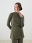 Yeni Sezon Dik Yaka Dokulu Kadın Tunik 1