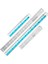 12+6 Inç Metal Cetvel Set-Düz Kenar Cetvelinin Hem Emperyal Hem De Metrik Ölçümleri Var, Dıy Projeleri Için Mükemmel, Mavi (Yurt Dışından) 1