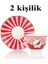 Porselen 2 Kişilik Kuş Desenli Fincan Takımı – 90 ml 3