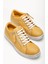 Kadın Sarı Hakiki Deri Delikli Spor Ayakkabı 2