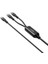 Unıtek 2in1 Type-C Hızlı Şarj Kablo C14146ABK01 2