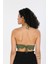 Örgü Kroşe Sırt Bağlamalı Yeşil Şık Kadın Örme Kuplu Bralet Büstiyer 7