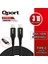 Qport Q-Type-C3 3m Type-C 100W Super Hızlı Pd Sarj ve Data Kablosu 1