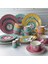 Royking SMC-069 48 Parça 6 Kişilik Porselen Kahvaltı Takımı Bird Garden Çok Renkli 5