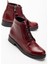 Bordo Yanki Bağcıklı Fermuarlı Günlük Kadın Bot 5