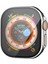 Apple Watch Ultra 49MM Legend Camlı Kasa Ekran Koruyucu - Siyah-Gümüş 1