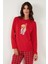 Pamuklu Regular Fit Baskılı Bisiklet Yaka Pijama Takımı Bayan Pijama Takımı 65723313 2