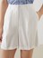 Yeni Sezon Loose Fit Keten Karışımlı Kadın Şort 3