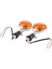 Motosiklet Amber Yuvarlak Turn Sinyalleri Işıklar Yamaha Yolu Yıldızı Virago V Star 85-99 2 Paket Için (Yurt Dışından) 2