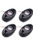 4 Kapsül LED Kaya Işıkları Kiti Su Geçirmez Raptor Atv Raptor Offroad Tekne-Kırmızı (Yurt Dışından) 2