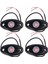 4 Kapsül LED Kaya Işıkları Kiti Su Geçirmez Raptor Atv Raptor Offroad Tekne-Kırmızı (Yurt Dışından) 3