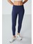İndigo Yüksek Bel Termal Slim Fit Dar Paça Kadın Tayt - 94577 8