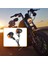 4pcs Siyah Motosiklet Dönüş Sinyal Göstergesi Lamba Honda Fatboy Helikopter Bobber Suzuki (Yurt Dışından) 3