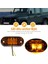 10PCS Amber 2 LED Işık Oval Boşluk Trailer Araba Kamyonu Yan Işaretçi Kuyruk Lambası (Yurt Dışından) 4