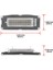 Maserati Ghibli Iıı M157 2014-2020 673001401 Için 2x LED Plaka Işık Etiketi Lambası (Yurt Dışından) 4