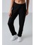 Siyah Yüksek Bel Cepli Rahat Form Klasik Paça Kadın Eşofman Alt - 94584 14