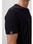 Siyah Erkek Basic Kısa Kol Standart Kalıp O Yaka T-shirt - 87911 8
