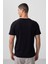 Siyah Erkek Basic Kısa Kol Standart Kalıp O Yaka T-shirt - 87911 10