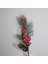 Yılbaşı Karlı Yapay Kokina Çiçeği Uzun Dal Şans Bereket Çiçeği 2
