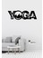 Yoga Yazılı Dekoratif Metal Duvar Süsü 1