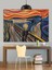 Edvard Munch Çığlık Tablosu Dekoratif Kanvas - Mdf Ahşap Tablo 5