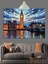Londra Şehir Big Ben Manzarası Dekoratif Kanvas - Mdf Ahşap Tablo 4