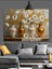 Altın Vazo Dekoratif Sanat Dekoratif Kanvas - Mdf Ahşap Tablo 5
