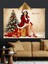 Noel Baba Elbiseli Seksi Kadın Dekoratif Kanvas - Mdf Ahşap Tablo 2