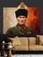 Asker Üniformalı Atatürk Dekoratif Kanvas - Mdf Ahşap Tablo 1