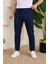Erkek Slim Fit Likralı Bilek Boy Dilli Kumaş Pantolon 2