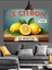 Limon Reklamı Retro Afiş Dekoratif Kanvas - Mdf Ahşap Tablo 5