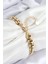 316L Çelik Halat Zincir Model Gold Renk Kadın Bileklik - TJ-BB7830 8