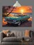Klasik Yeşil Araba Plaj Dekoratif Kanvas - Mdf Ahşap Tablo 5