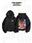 Oversize Bakugan Sırt Baskılı Kapüşonlu Sweatshirt (2 Iplik) 1