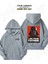 Unisex Star Wars Darth Vader Fath Baskılı Oversize Sırt Baskılı Fermuarlı Kapşonlu Hırka 1