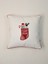 Cup Tree - Yılbaşı Serisi Kırmızı Çorap Figürlü Yeni Yıl Punch Kırlent Yastık Kılıfı 1
