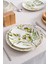 Olive 20 cm Tatlı & Pasta Tabağı 6’lı Set – Zeytin Dalı Desenli Porselen 1
