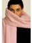 Pembe Soft Yumuşak Dokulu Puffy Atkı Şal 4
