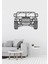 Hummer H1 Jeep Desenli Dekoratif Metal Duvar Süsü 1