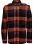 Onsgudmund Ls 3t Check Shırt Noos Erkek Kırmızı Uk Gömlek - 22020301 1